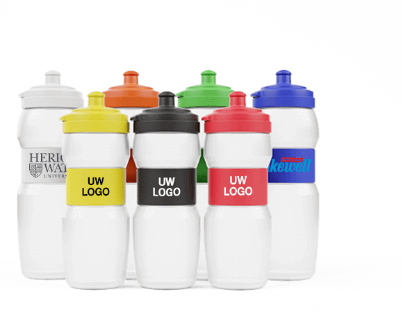 Fit - Waterflessen staffel met logo Fit - Waterflessen staffel met logo