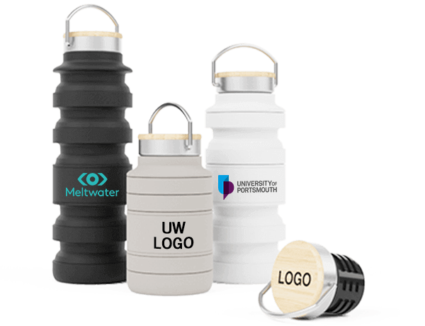 Flexi - Inklapbare bedrukte waterflessen logo Flexi - Inklapbare bedrukte waterflessen logo