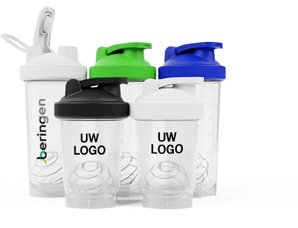 Mix - Promotionele Shaker-flessen met gepersonaliseerd logo Mix - Promotionele Shaker-flessen met gepersonaliseerd logo
