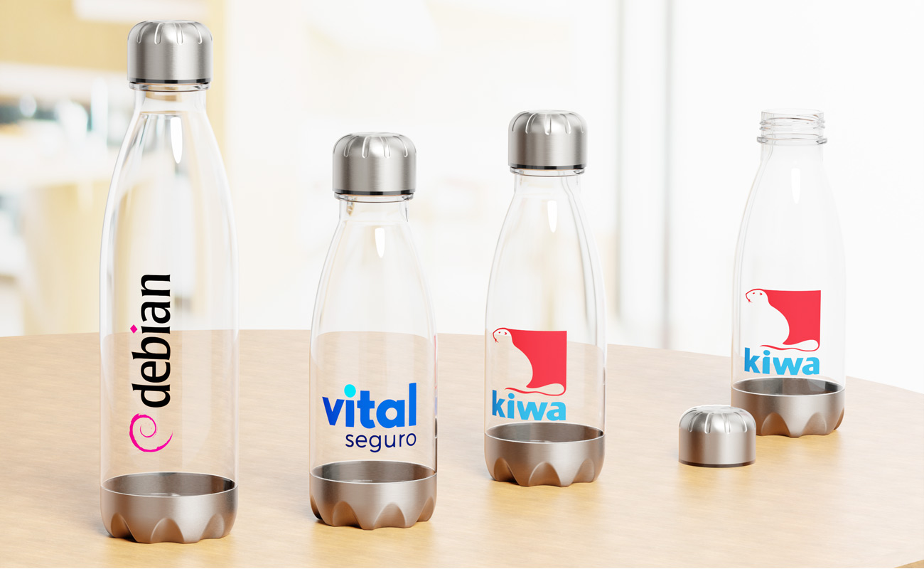 Nova Clear - Waterflessen flessen logo